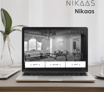 پروژه طراحی سایت شرکت نیکاس